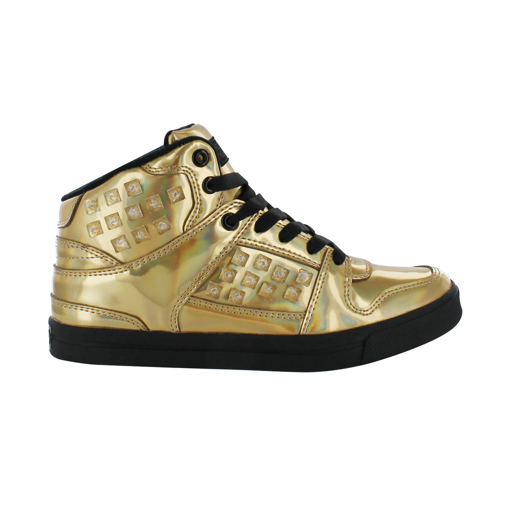 Gotta Flurt Women's Hip Hop HD III Gold/Black Fashion Sneaker.