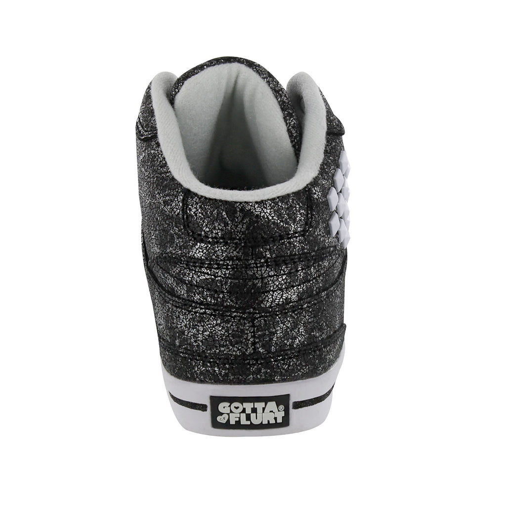 Gotta Flurt Women's Hip Hop HD Black/White Fashion Sneaker.